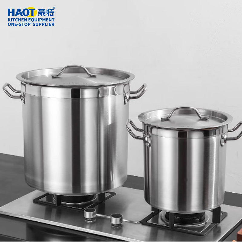 Stainless steel double bottom soup bucket