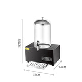Electric heating CNC fruit juice tripod with double heads(20L)