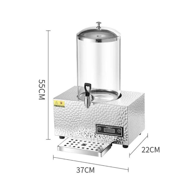 Electric heating CNC hammer point stainless steel single head fruit juice tripod（10L）
