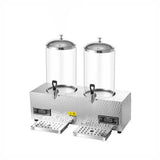 Electric heating CNC hammer point stainless steel double headed fruit juice tripod(20L)
