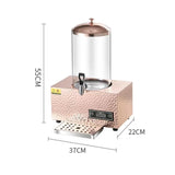 Electric Heating CNC Rose Gold Stainless Steel Single Head Juice Cauldron（10L）