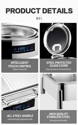 Electric digital self-service stove (round/square)