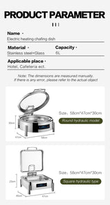 Electric digital self-service stove (round/square)