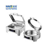 Square electric heating digital display simple large glass dining stove fully enclosed