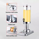 4L European Single Head Juice Cauldron