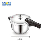 Stainless steel double bottom pressure cooker C18cm/4L