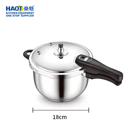 Stainless steel double bottom pressure cooker C18cm/4L