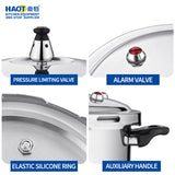 Stainless steel double bottom pressure cooker C18cm/4L