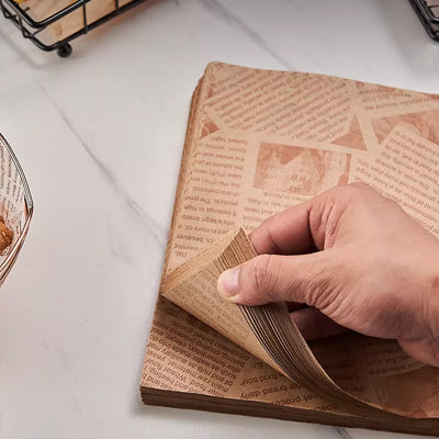 English printed oil resistant paper
