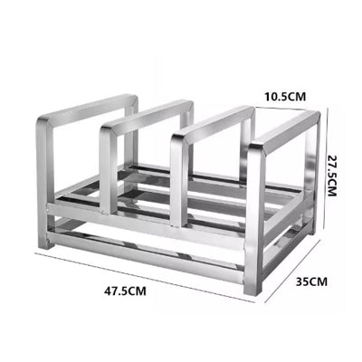 Three grid cutting board rack （12.5cm）