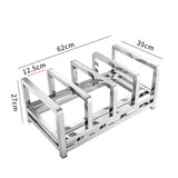 Four grid cutting board rack （12.5cm）