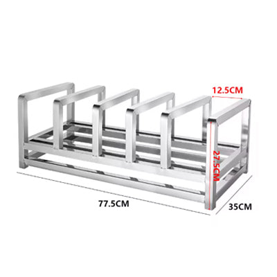 Five grid cutting board rack （12.5cm）