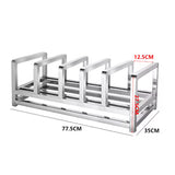 Five grid cutting board rack （12.5cm）