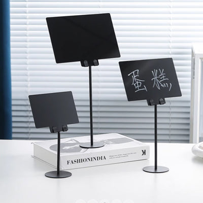 Erasable menu (medium plate bracket 10CM)