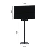 Erasable menu (medium plate bracket 16CM)