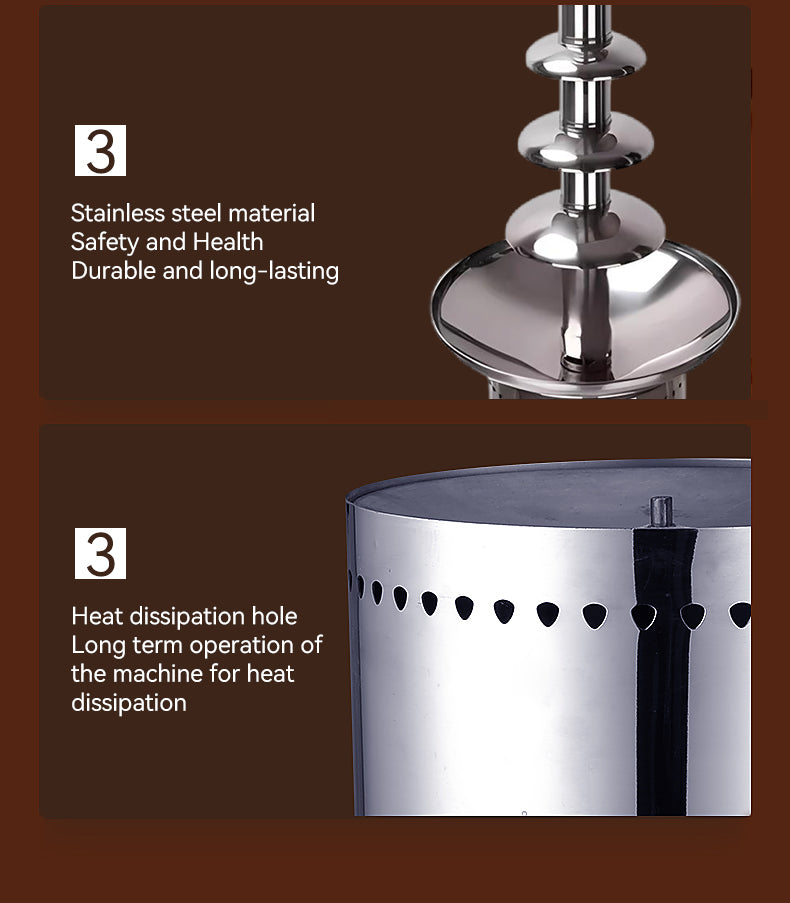 Four layer chocolate fountain machine（ANT-8060）