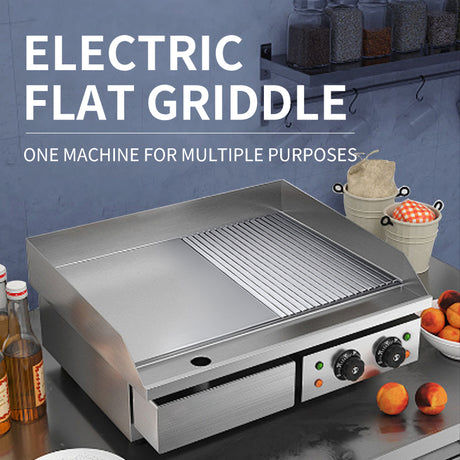 Electric Half Pit Half Flat Stove