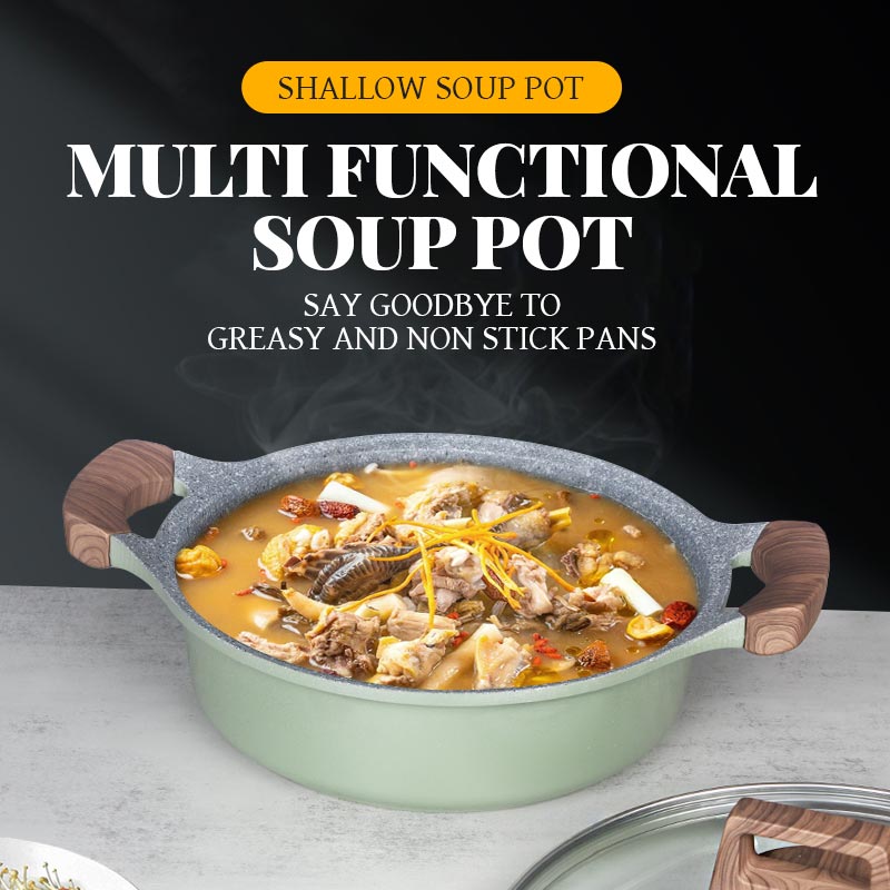 24cm Athena Light Green Soup Pot