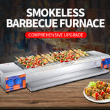 1.1-meter smoke-free infrared electric oven