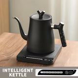 Black intelligent electric kettle 1000ml