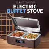 Rectangular Electric Digital Display Simple Large Glass Oven