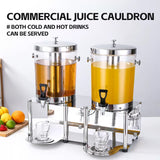 16L Korean style juice tripod with double heads