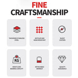 Thick stainless steel silent cargo trolley