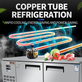 1.8-meter refrigerated workbench