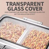 Rectangular Electric Digital Display Simple Large Glass Oven