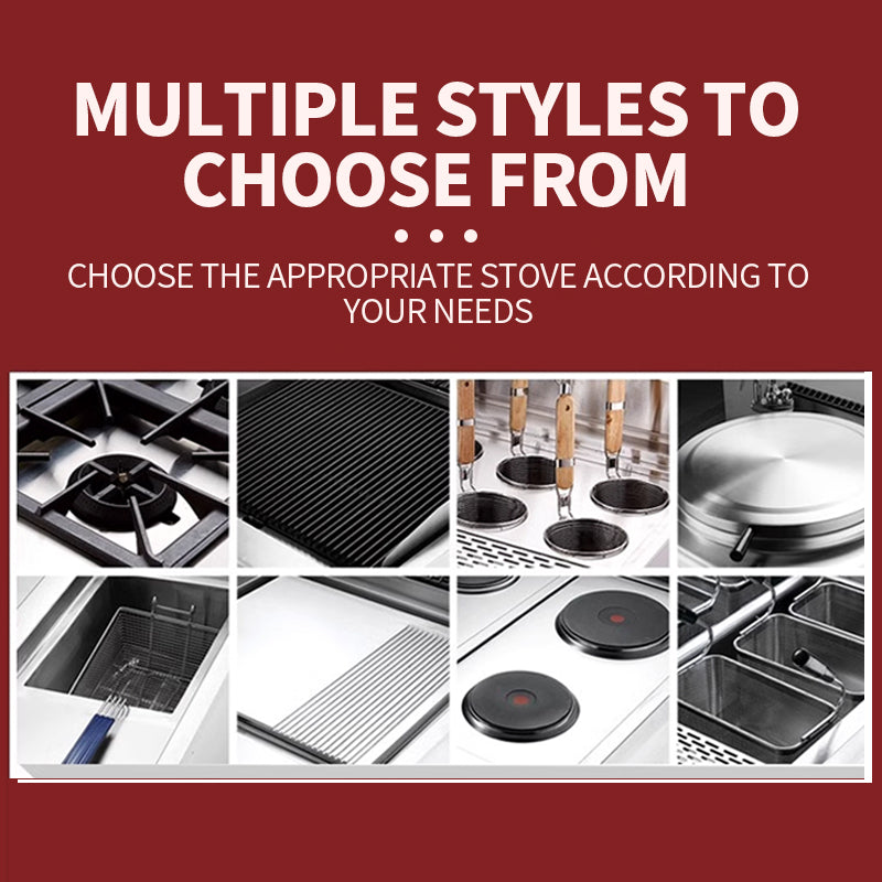 Electric noodle stove with cabinet holder