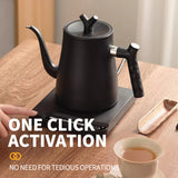 Black intelligent electric kettle 1000ml