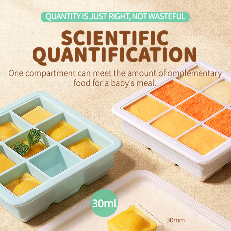 Ice grid -9-grid mixed white/gray