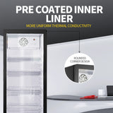 Flat head rounded corner single door refrigerated display cabinet（LSC-230FYPE）