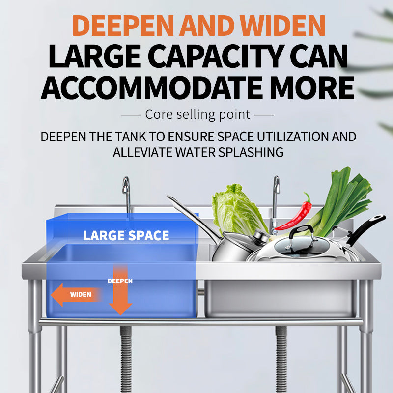 Single slot stainless steel water tank with bracket