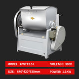 Horizontal commercial large capacity electric kneading machine（HWT12.5 I）
