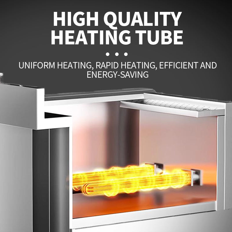 Double cylinder electric powder furnace cabinet holder