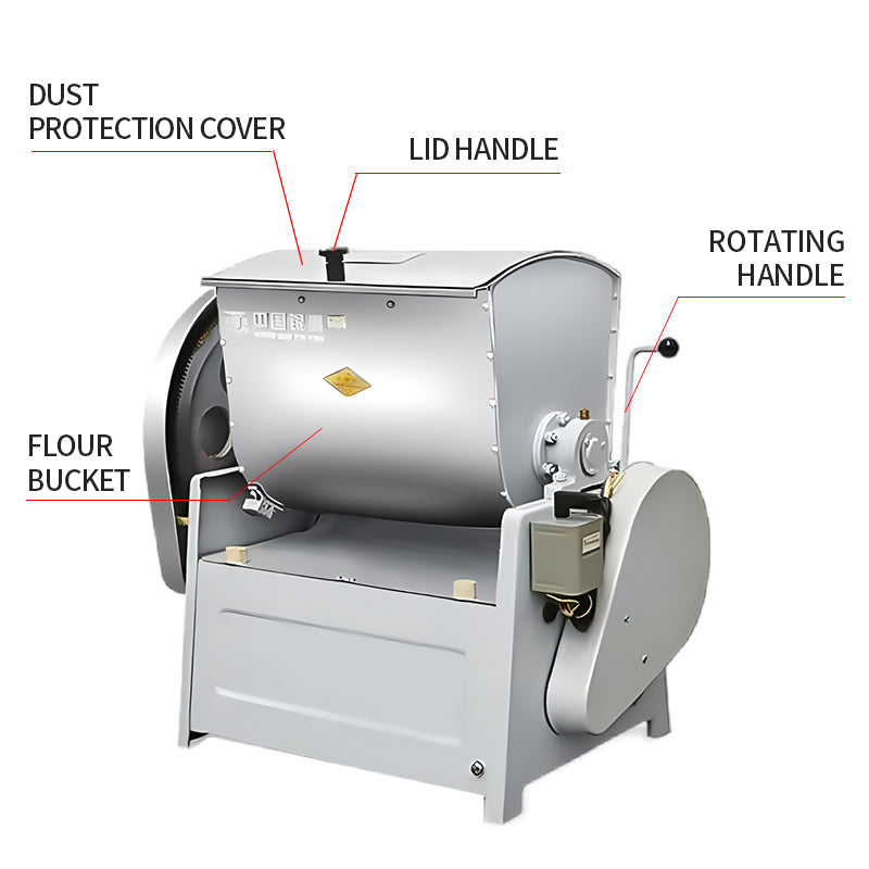 Horizontal commercial large capacity electric kneading machine（HWT12.5 I）