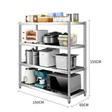 Four level disassembly and assembly shelves