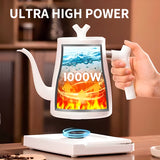 Black intelligent electric kettle 1000ml
