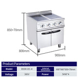 Four head square plate induction cooker cabinet holder（BS90-DC-4）