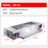 Dual control serial burning machine