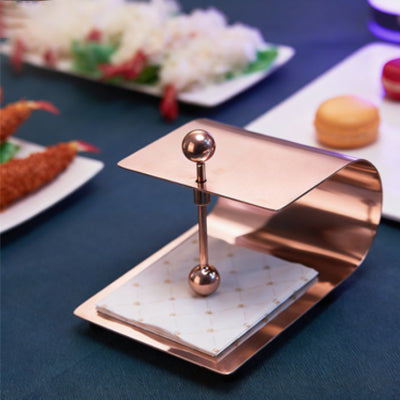 Paper towel holder rose gold（106-A1371）