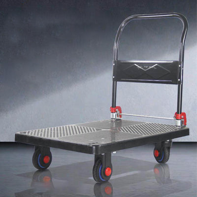 5-wheel silent rubber truck black 600kg