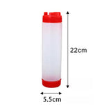 Double ended sauce bottle（Red lid）