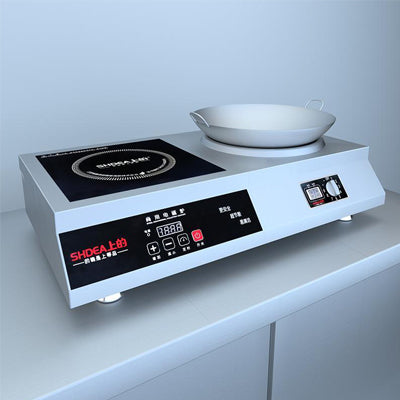 Desktop flat concave combination electromagnetic stove