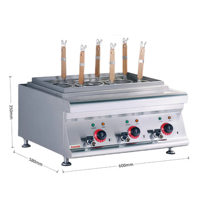Bister desktop six head noodle stove BST-6E