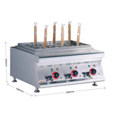 Bister desktop six head noodle stove BST-6E