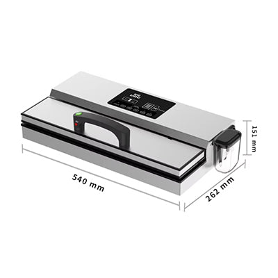Dual pump commercial vacuum machine (external suction type)