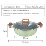 24cm Athena Light Green Soup Pot