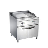 Electric full flat furnace with cabinet holder